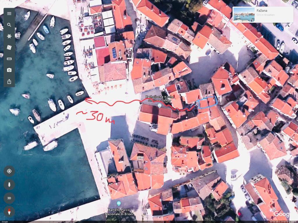 Istrian Stone House In The Heart Of The Beautiful Fishing Village Fazana - Only Few Steps From The Sea And The Wonderful Beach - Incl Plasma-Quad-Plus-Filter Against C O V I D Екстер'єр фото